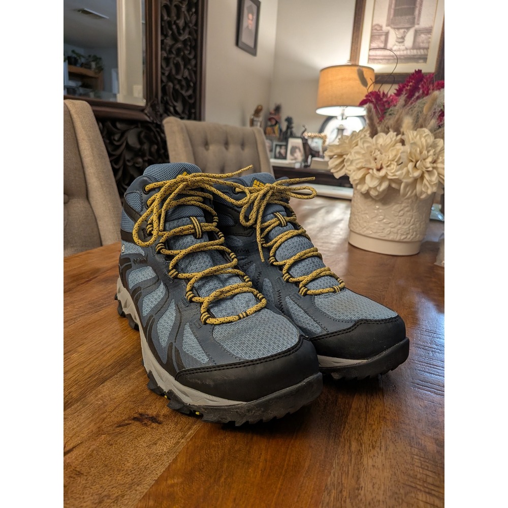 Columbia Peakfreak X2 OutDry Waterproof Hiking Boots Blue Mens 9.5 YM0750-413